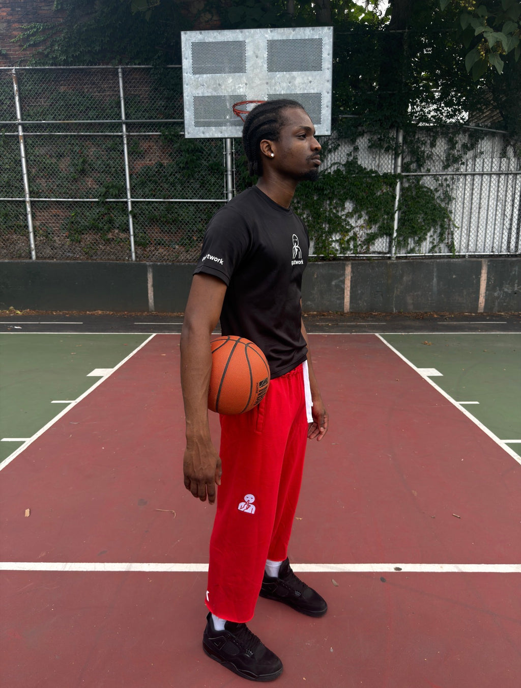 QUIETWORK SWEATPANTS RED